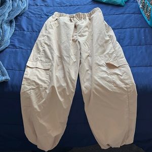 Khaki joggers size m